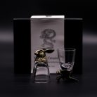 Pohárkészlet 6 db-os 50 ml - BOTTOM UP - üveg, antik bronz - Ancient Wisdom