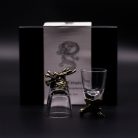 Pohárkészlet 6 db-os 50 ml - BOTTOM UP - üveg, antik bronz - Ancient Wisdom