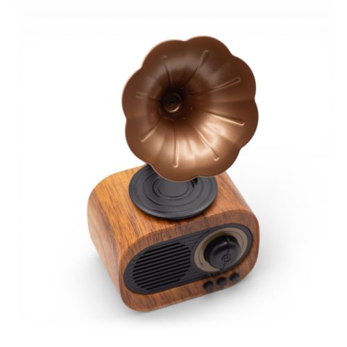 Retro mini gramofon - bluetooth hangszóró - B5