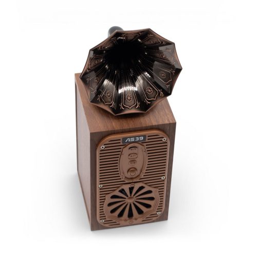 Retro gramofon - bluetooth hangszóró - ASHU AS39