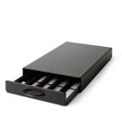 Fém kávékapszula tartó 50 db Nespresso kapszulához - matt fekete - BEWELLO