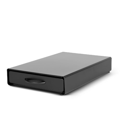 Fém kávékapszula tartó 50 db Nespresso kapszulához - matt fekete - BEWELLO