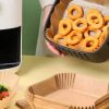 Sütőpapír forrólevegős sütőhöz Bewello Air Fryer - 50 db - 23x23 cm