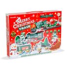 Karácsonyi kisvasút - zenél, világít - elemes - 27 db-os szett - BEWELLO