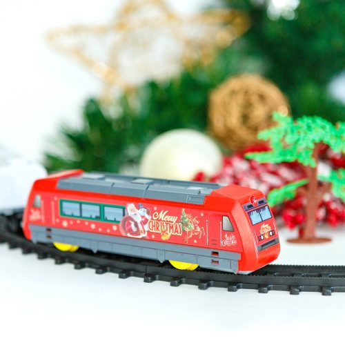Karácsonyi kisvasút - zenél, világít - elemes - BEWELLO