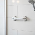 Fürdőszobai tapadókorongos kapaszkodó - műanyag - fehér - 30 cm - BEWELLO