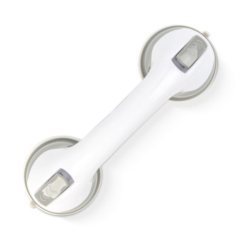 Fürdőszobai tapadókorongos kapaszkodó - műanyag - fehér - 30 cm - BEWELLO