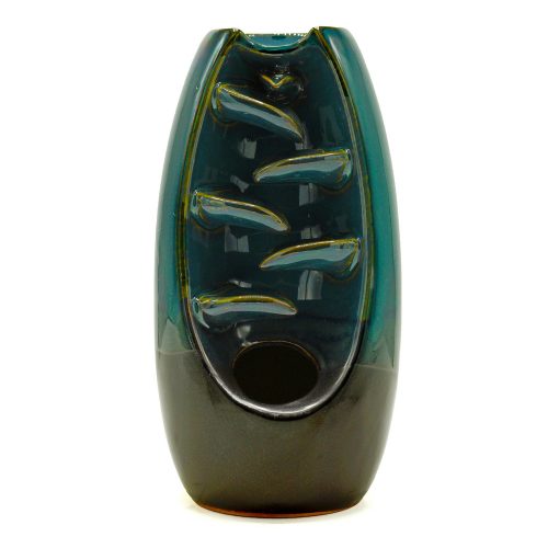 Folyékony füst tartó - kerámia - Serine Oval Cascade - 10x18 cm