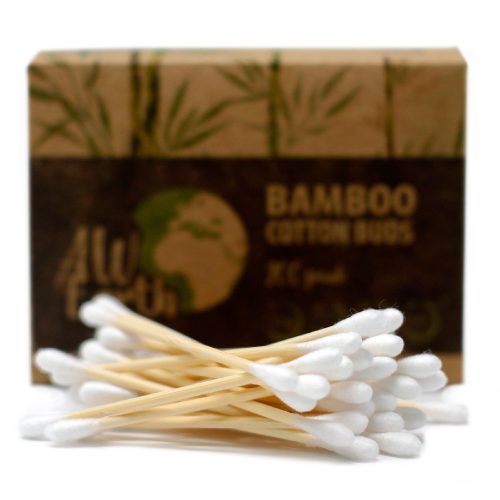 Bambusz-pamut fültisztító pálcika - 200 db