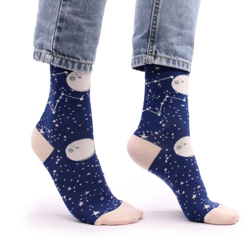 Bambusz zokni - 41-46 méret - Moon Walk - HOP HARE