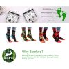 Bambusz zokni - 41-46 méret - Moon Walk - HOP HARE