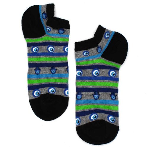 Bambusz bokazokni - 36-40 méret - Eye and Hamsa - HOP HARE
