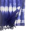 Indonéz kézműves boho JAVA ART stóla 60x200 cm - indigó - Nomad Sari