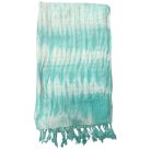 Indonéz kézműves boho JAVA ART stóla 60x200 cm - türkiz - Nomad Sari