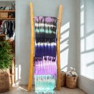 Indonéz kézműves boho JAVA ART stóla 60x200 cm - levendula - Nomad Sari