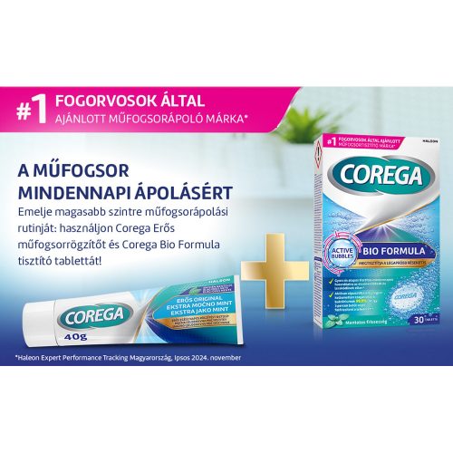 Műfogsortisztító tabletta 30 db Bio Formula - COREGA