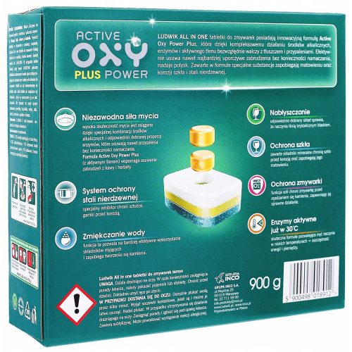 Ludwik Ultimate Power All In One Lemon Mosogatógéptabletta 50 db