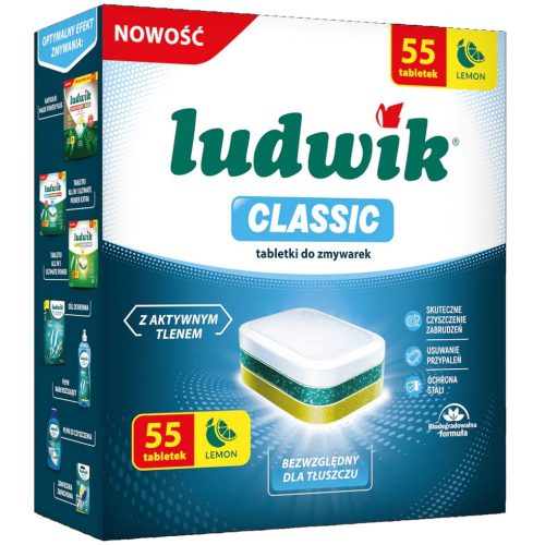 LUDWIK Classic Mosogatógép tabletta - 55 db