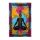 Indiai Pamut ágytakaró - falidísz - Chakra Buddha - 230x200 cm