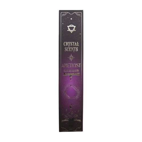 Levendula füstölőpálcika ametiszt ásványokkal - Ancient Wisdom