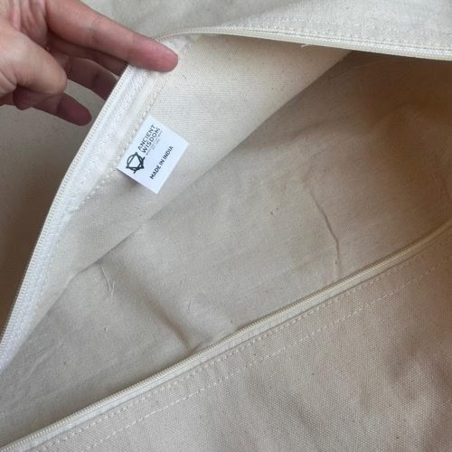 Klasszikus pamut párnahuzat 45x45 cm - Mustard Diamonds - Nomad Sari
