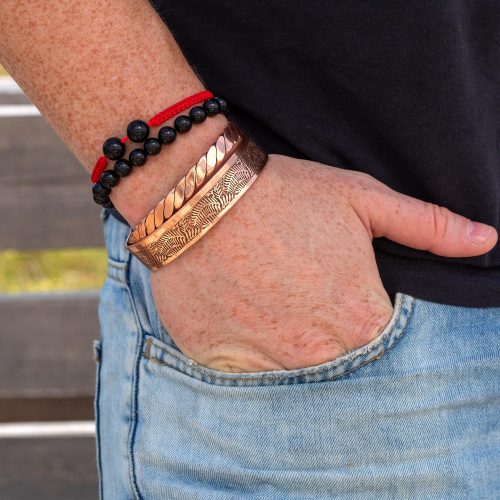 Réz karkötő mágnessel - Ancient Wisdom