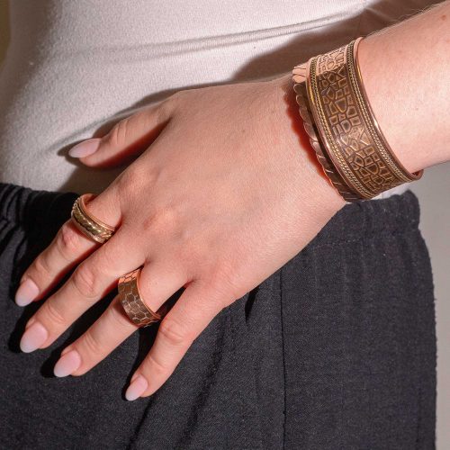 Réz karkötő mágnessel - Ancient Wisdom