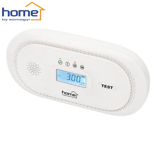 Szén-monoxid vészjelző - LCD kijelző, elemes - CO10LCD - HOME