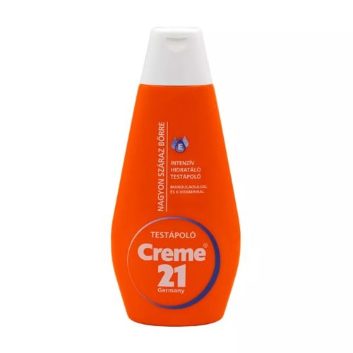 Hidratáló testápoló mandulaolajjal és E-vitaminnal nagyon száraz bőrre 400 ml - CREME 21