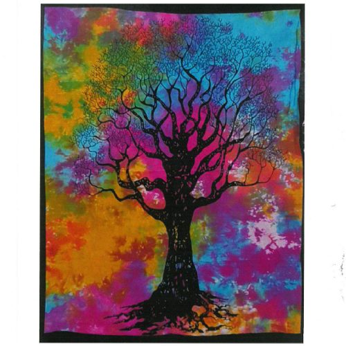 Pamut falidísz - Az Erő fája - 78x112 cm