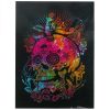 Pamut falidísz - Day of the Dead Skull - 78x112 cm