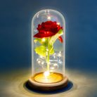 Örökrózsa elemes LED világítással 22 cm