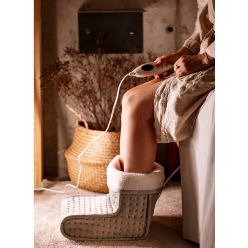 Elektromos lábmelegítő távirányítóval YS-8807 - szürke - MEIYOSEN