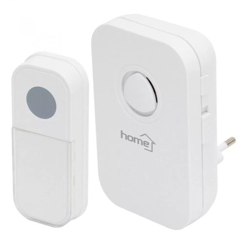 Digitális vezeték nélküli csengő - 230V 100 m 36 dallam - fehér - HOME