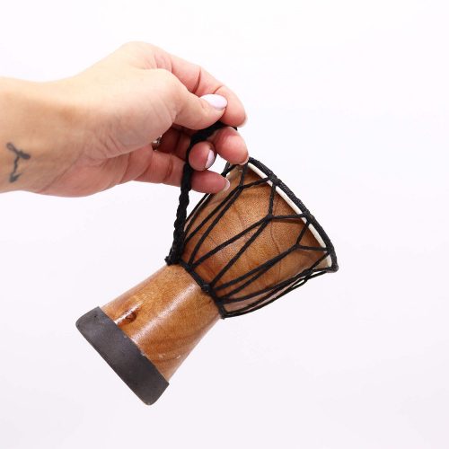 Kézműves Djembe Dob - 15 cm