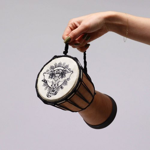 Kézműves Djembe Dob - 20 cm
