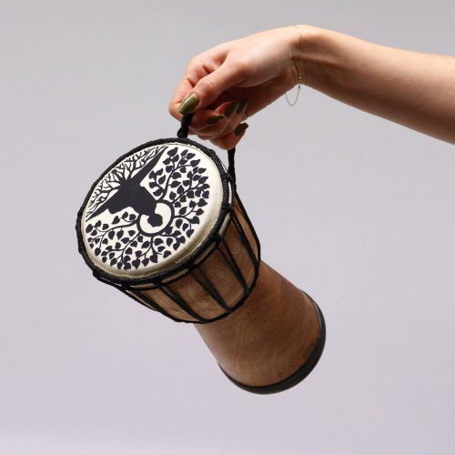 Kézműves Djembe Dob - 25 cm
