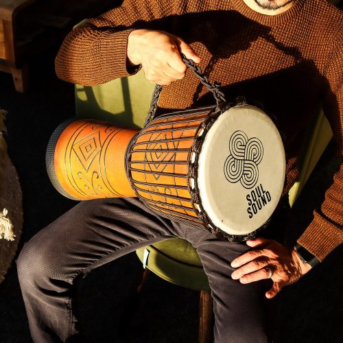 Kézműves Djembe Dob - 50 cm - Soul Sound