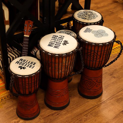 Kézműves Djembe Dob - 50 cm - Soul Sound