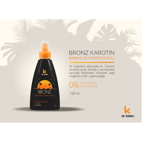 Bronz Karotin barnulásgyorsító olaj - 150 ml - Dr. Kelen