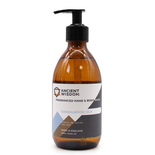 Szantálfa illóolajos tusfürdő és kézmosó gél - 300 ml 