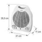 Elektromos ventilátoros fűtőtest 230V - FK1 - HOME