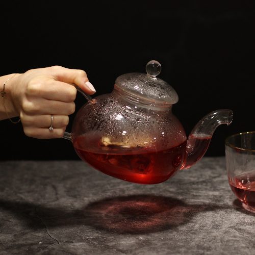 Üveg teáskanna üveg szűrővel - 750 ml - Ancient Wisdom