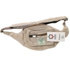 Pamutvászon és Kender deréktáska 32x11x2 cm