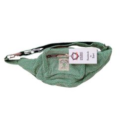Pamutvászon és Kender deréktáska 32x11x2 cm