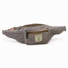 Pamutvászon és Kender deréktáska 32x11x2 cm