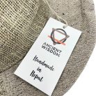 Kender - Pamut BOHO kalap - natúr