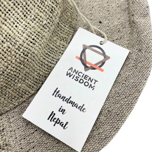 Kender - Pamut BOHO kalap - natúr