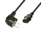 Hálózati csatlakozókábel 2 m védőérintkezős max. 1380 W fekete - HOME