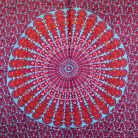 Bali Mandala szarong 140x100 cm - Teal Purple